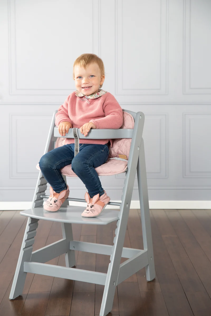 Treppenhochstuhl "Sit Up III" – mitwachsender Hochstuhl, vom Babystuhl bis Jugendstuhl, taupe