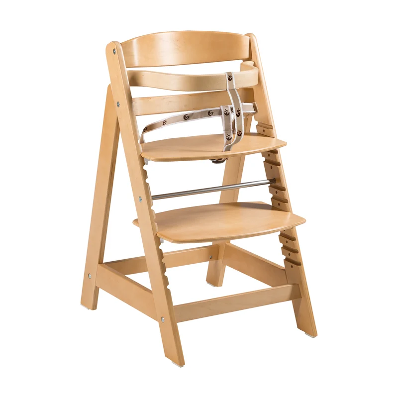 Treppenhochstuhl "Sit Up Click" – mitwachsend, innovativer Klickverschluss, Holz natur