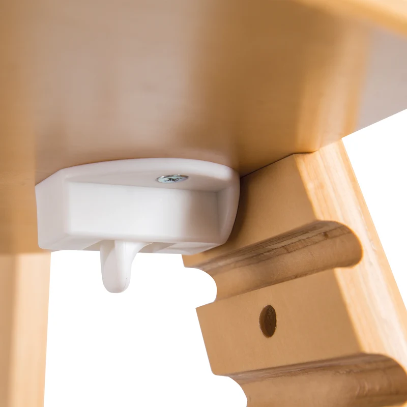 Treppenhochstuhl "Sit Up Click" – mitwachsend, innovativer Klickverschluss, Holz natur