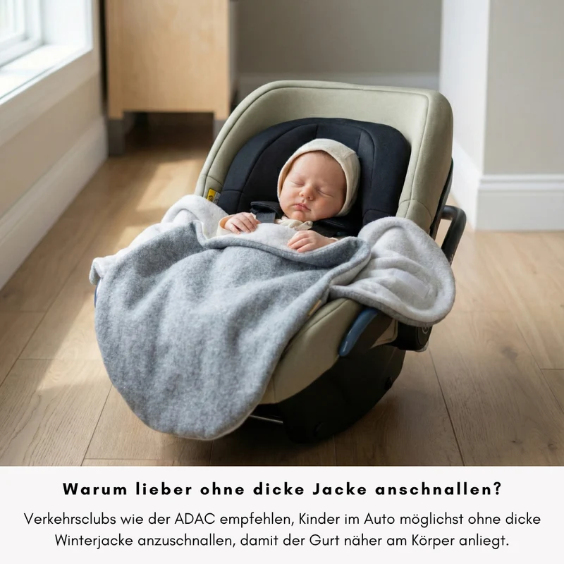 Einschlagdecke "Wollwalk brombeere"