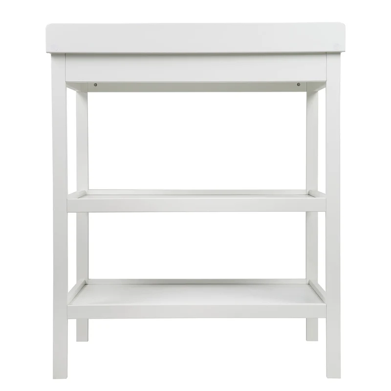 Wickelregal – weiß lackiert, inkl. Wickelauflage "roba Style" grau, platzsparend, Höhe 93,5 cm