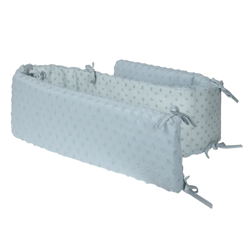 Baby-Nestchen "Lil Planet" – Bio-Baumwolle, GOTS zertifiziert, für Betten 60 x 120 cm/70 x 140 cm, hellblau