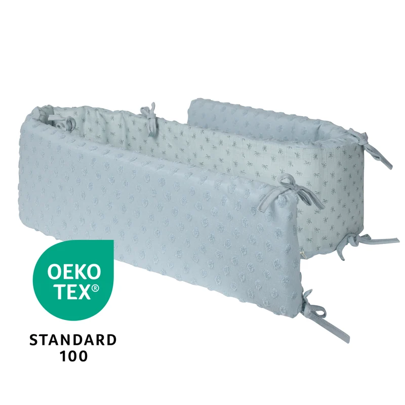 Baby-Nestchen "Lil Planet" – Bio-Baumwolle, GOTS zertifiziert, für Betten 60 x 120 cm/70 x 140 cm, hellblau