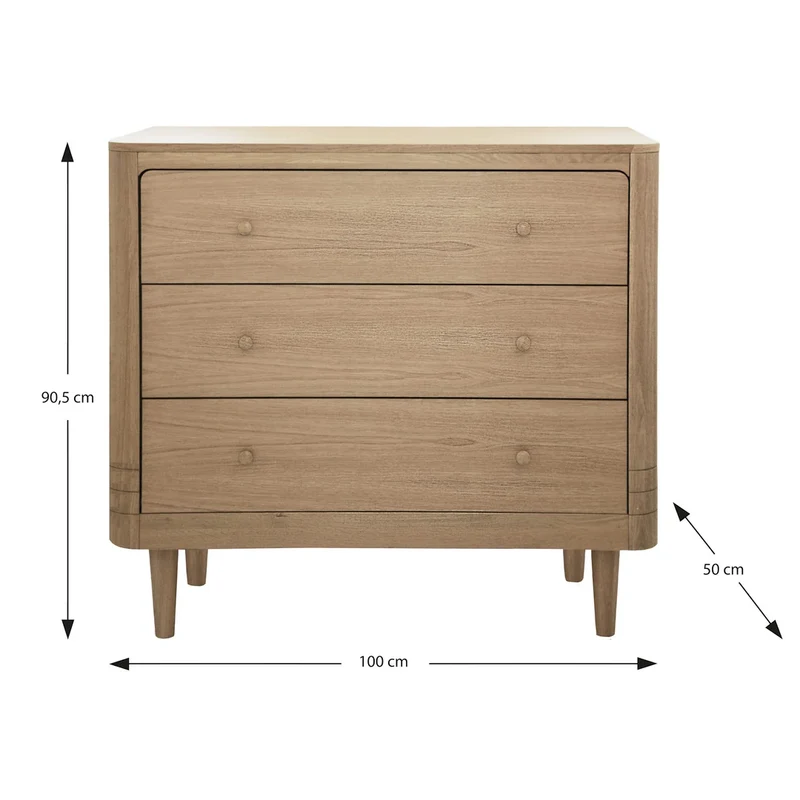 Nature 2.0 eiken kinderkamer (0-7 jaar)