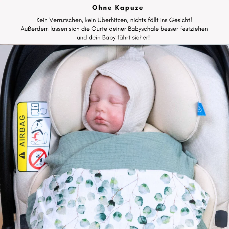 Einschlagdecke aus Musselin in verschiedenen Designs - Frühling & Sommer